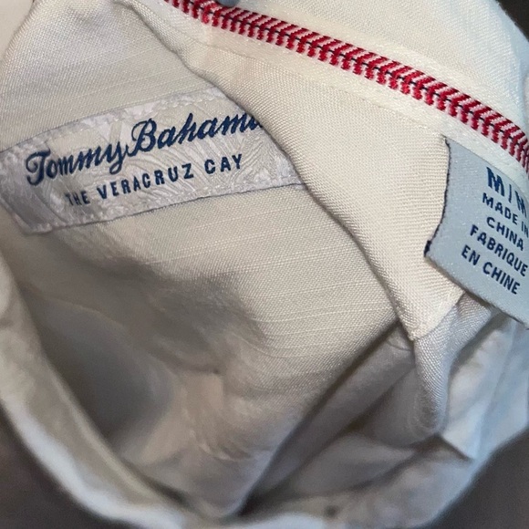 Tommy Bahama Tampa Bay Rays Embroidered Button-Up Camp Shirt - Picture 6 of 6